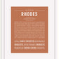 Frame Options | Terra Cotta | White Frame, Matted