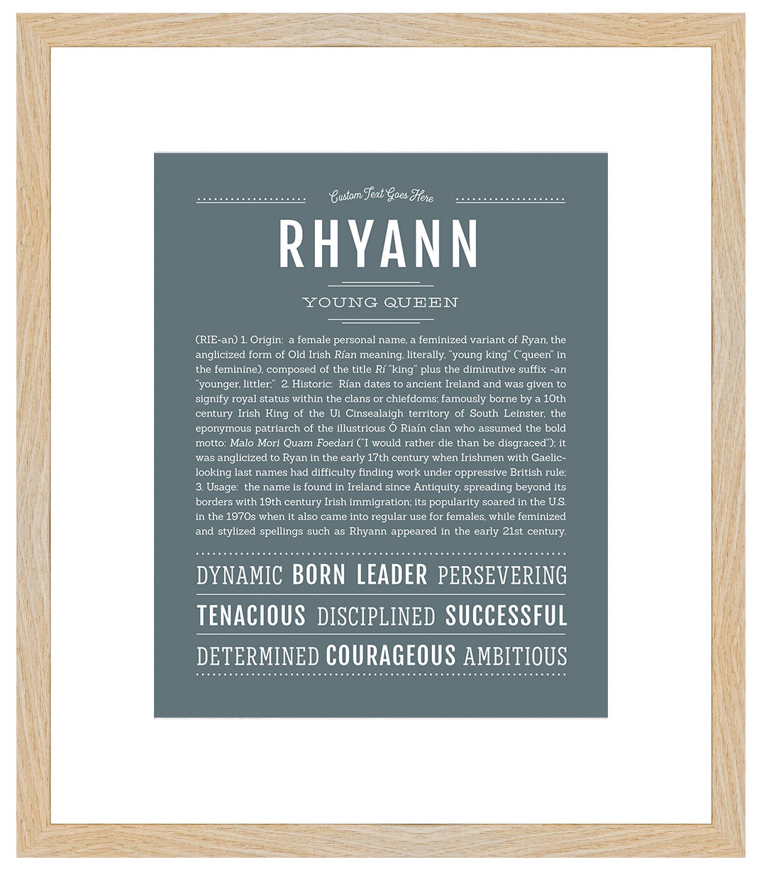 Rhyann | Name Art Print