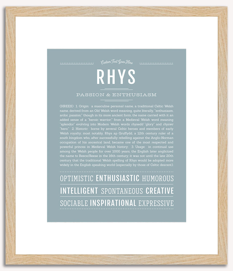 Rhys | Name Art Print