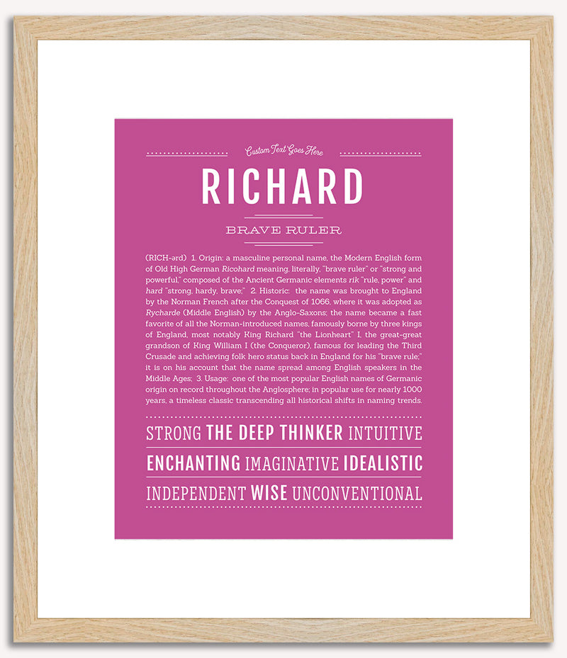 Richard | Name Art Print