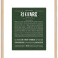 Richard | Name Art Print