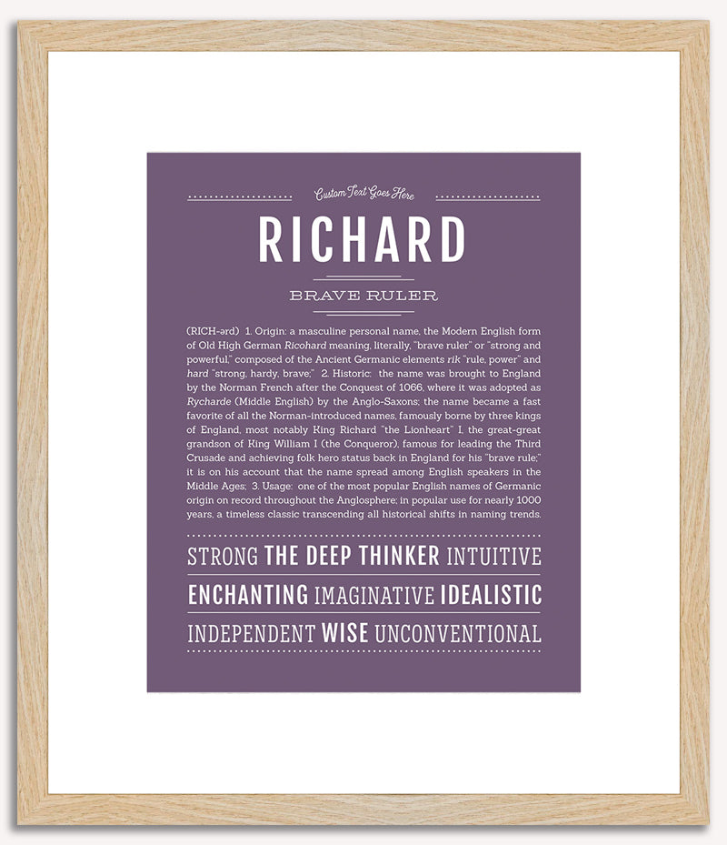 Richard | Name Art Print