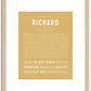 Richard | Name Art Print