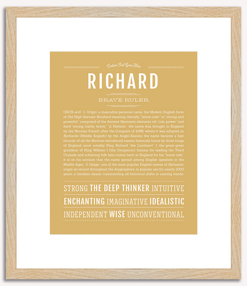 Richard | Name Art Print