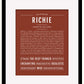 Frame Options | Bordeaux | Black Frame, Matted