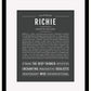 Frame Options | Charcoal Gray | Black Frame, Matted
