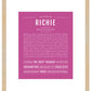 Frame Options | Dark Pink | Maple Frame, Matted