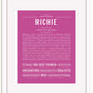 Frame Options | Dark Pink | White Frame, Matted