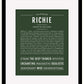 Frame Options | Deep Forest | Black Frame, Matted