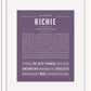 Frame Options | Deep Purple | White Frame, Matted