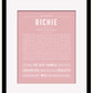 Frame Options | Dusty Rose | Black Frame, Matted