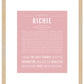 Frame Options | Dusty Rose | Maple Frame, Matted