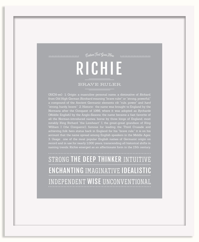 Frame Options | Light Gray | White Frame, Matted
