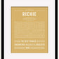 Frame Options | Matte Gold | Black Frame, Matted