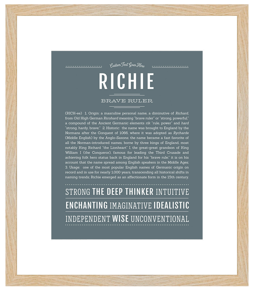 Frame Options | Night Rendezvous | Maple Frame, Matted