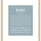 Frame Options | Powder Blue | Maple Frame, Matted