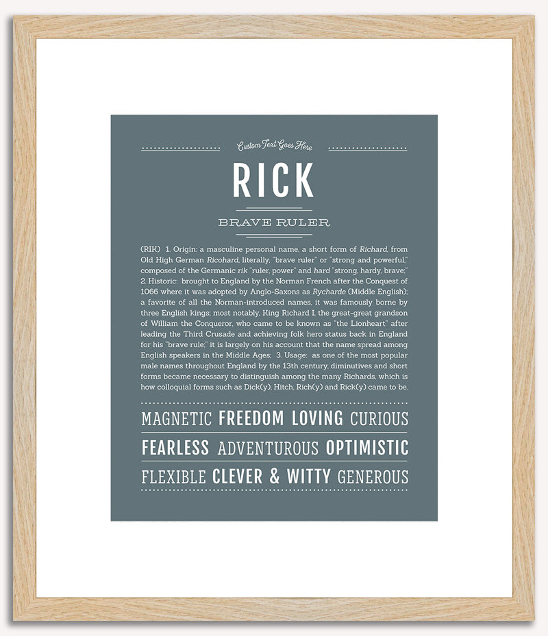 Rick | Name Art Print