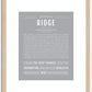 Ridge | Name Art Print