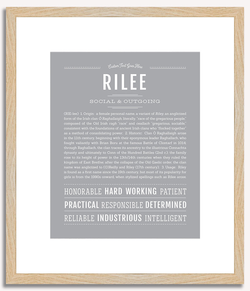 Rilee | Name Art Print