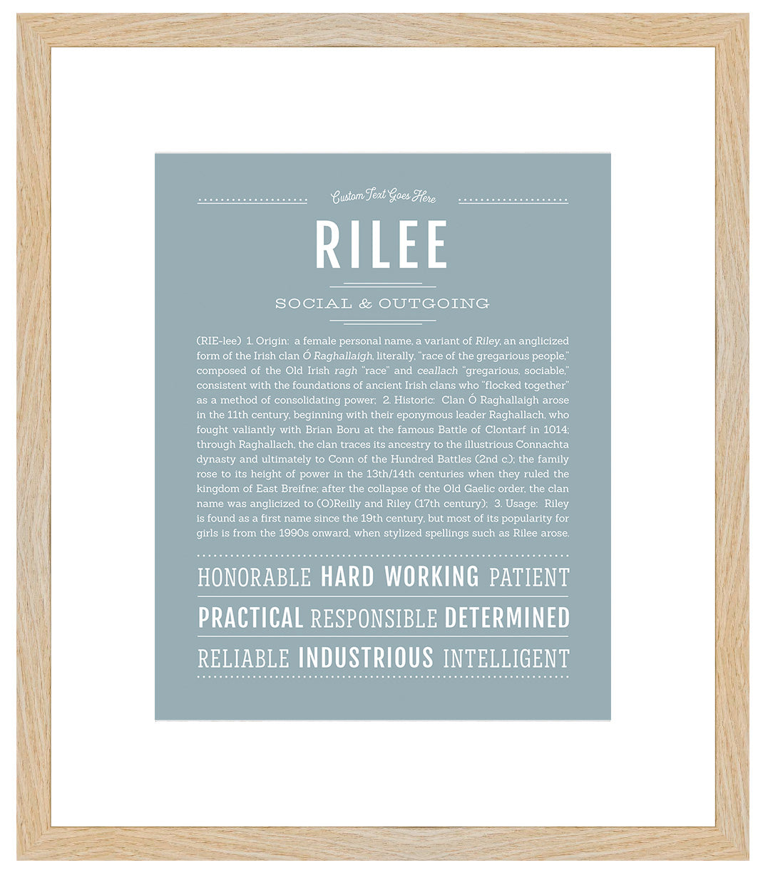 Rilee | Name Art Print