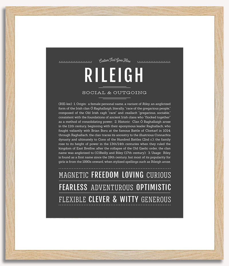 Rileigh | Name Art Print