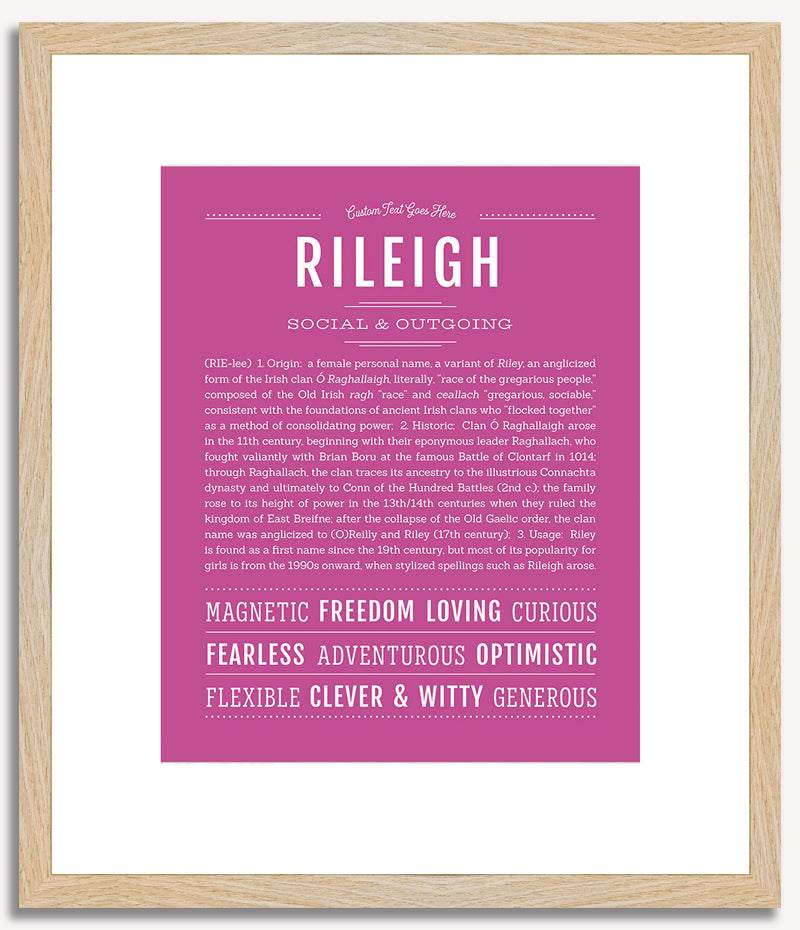 Rileigh | Name Art Print