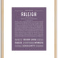 Rileigh | Name Art Print