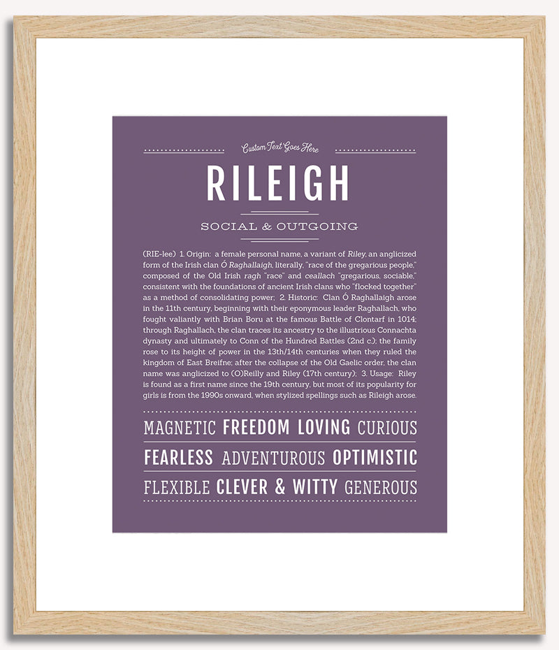 Rileigh | Name Art Print