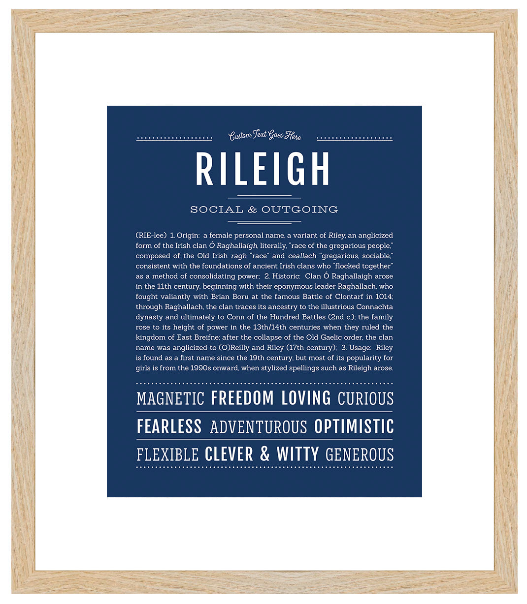 Rileigh | Name Art Print