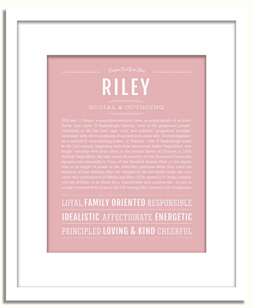 Frame Options | Dusty Rose | White Frame, Matted