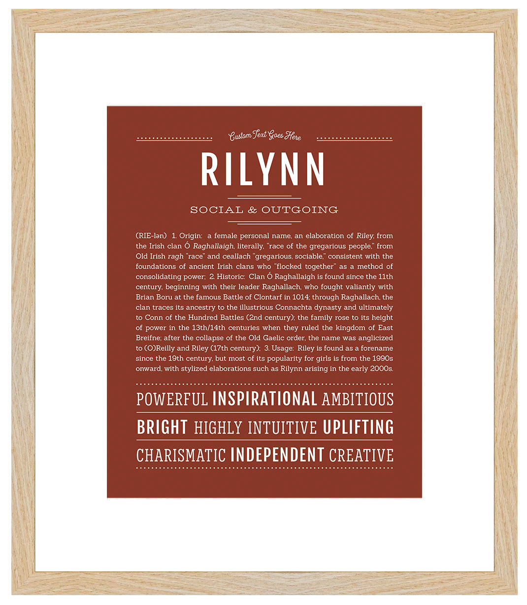 Rilynn | Name Art Print