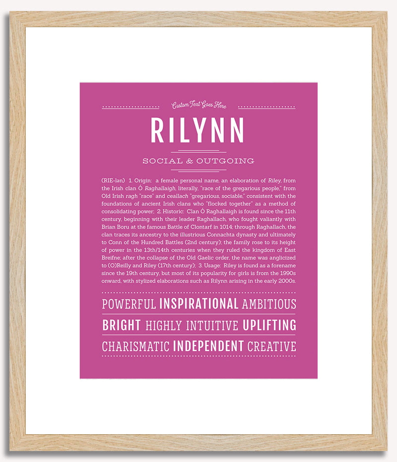 Rilynn | Name Art Print