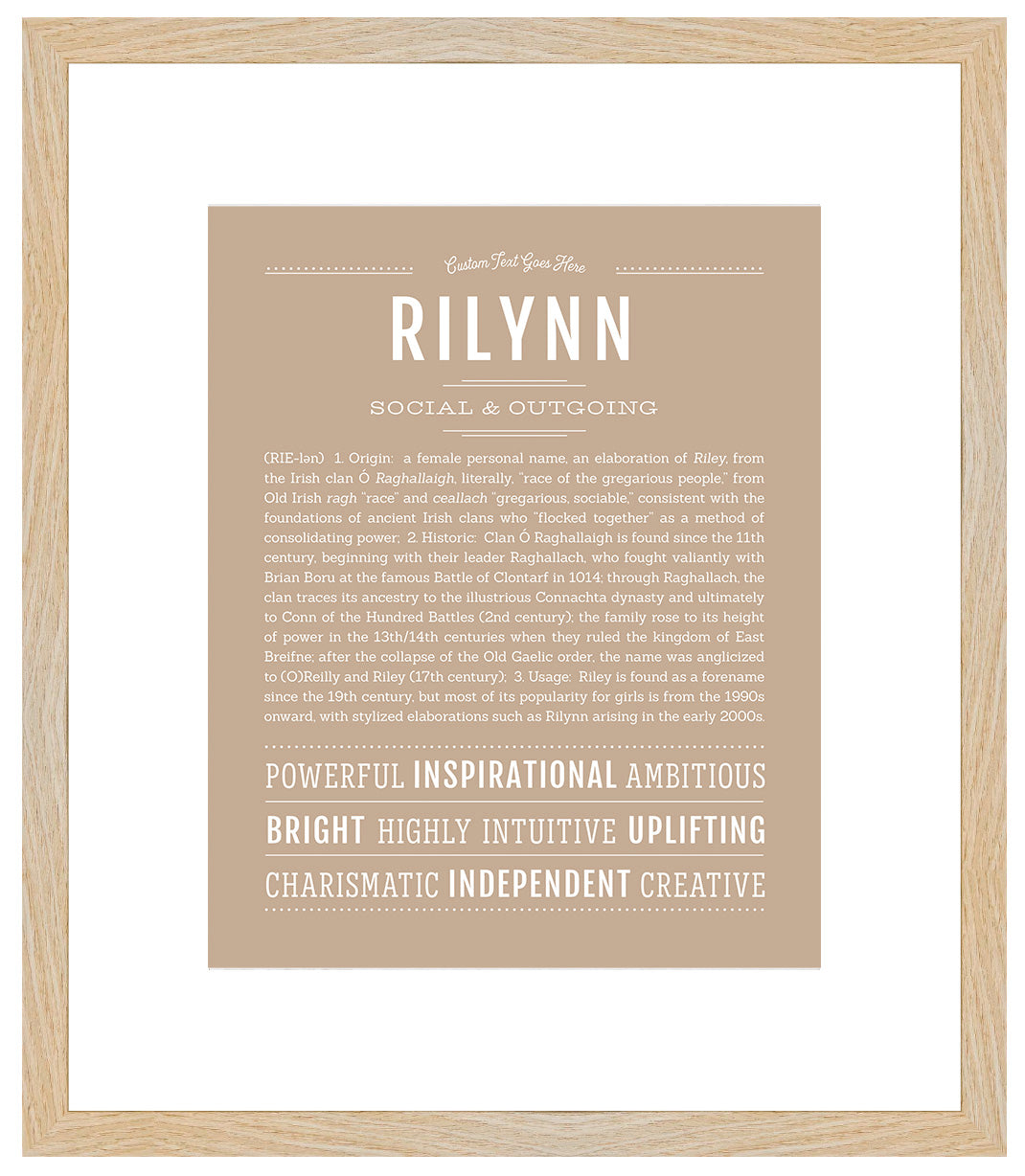 Rilynn | Name Art Print