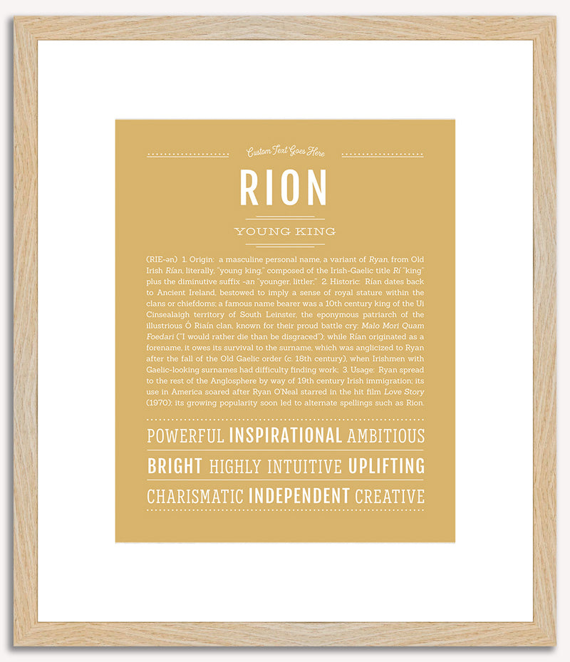 Rion | Name Art Print