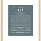 Rita | Name Art Print