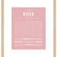 River (female) | Name Art Print