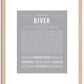 River (female) | Name Art Print