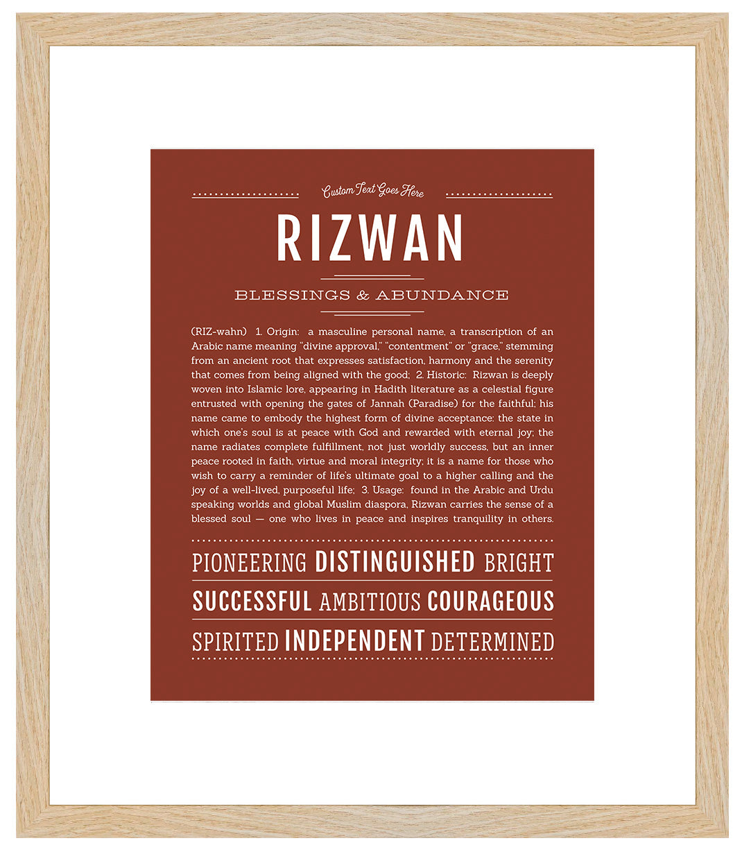 Frame Options | Bordeaux | Maple Frame, Matted