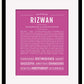Frame Options | Dark Pink | Black Frame, Matted