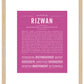 Frame Options | Dark Pink | Maple Frame, Matted