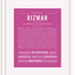 Frame Options | Dark Pink | White Frame, Matted
