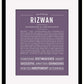 Frame Options | Deep Purple | Black Frame, Matted