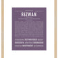 Frame Options | Deep Purple | Maple Frame, Matted