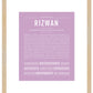 Frame Options | Lilac | Maple Frame, Matted