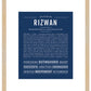Frame Options | Midnight Blue | Maple Frame, Matted