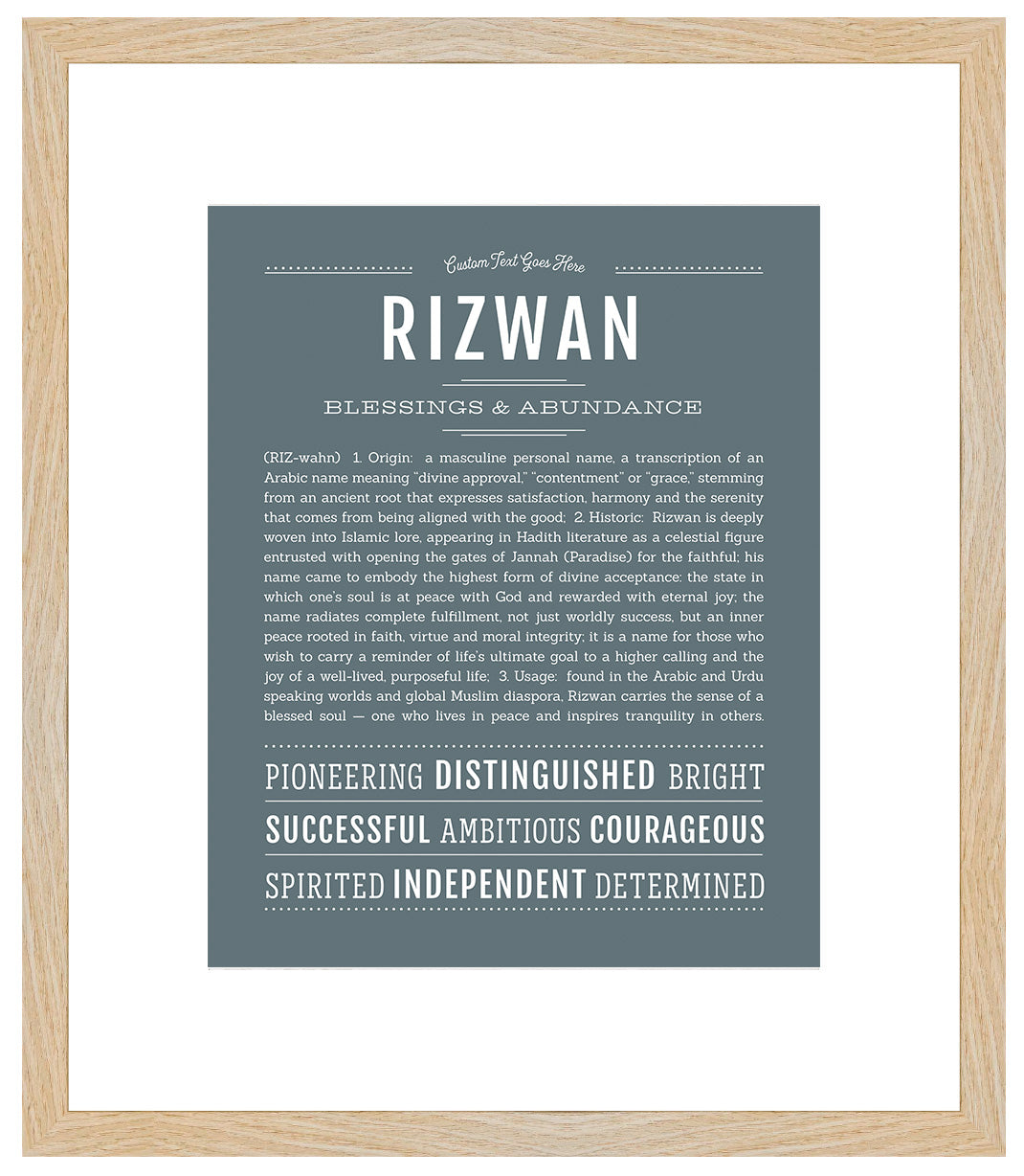 Frame Options | Night Rendezvous | Maple Frame, Matted