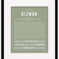 Frame Options | Sage | Black Frame, Matted