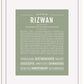 Frame Options | Sage | White Frame, Matted