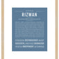 Frame Options | Steele Blue | Maple Frame, Matted