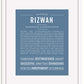 Frame Options | Steele Blue | White Frame, Matted